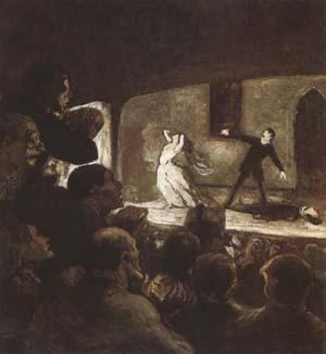 Honore  Daumier The Melodrama (mk09)